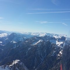 Flugwegposition um 14:28:29: Aufgenommen in der Nähe von Gemeinde Lesachtal, Österreich in 2743 Meter